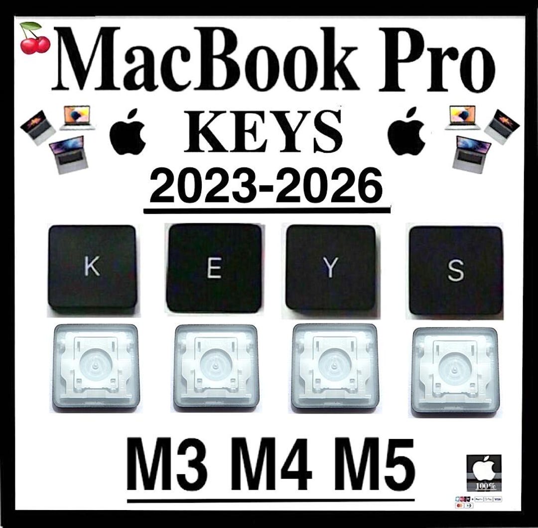 M3 Program Key MacBook Pro Keyboard Keys 2023-2026 With or Without Clip M3 M4 M5 - Etsy