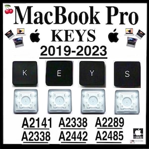 MacBook Pro Keyboard Keys A2141 / A2289/ A2251 / A2338 / A2442 / A2485+ M1 M2