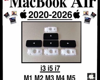 MacBook Air Tasten mit Pfeil-Design, mit und ohne Clip, für alle Modelle von 2020-2026
