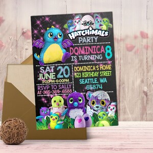 thumbnail image 2 of Hatchimals Hanging Swirl Decorations - 3 Piece Blue Foil Party Set (26 Inch) 2 of 12