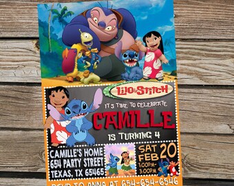 Stitch Invitation Etsy