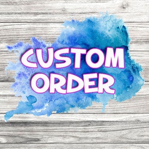 Commande personnalisée, Fichier numérique, Imprimable
