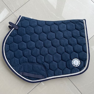 Navy competition saddle pad