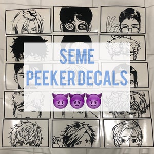 Seme Peeker Decals