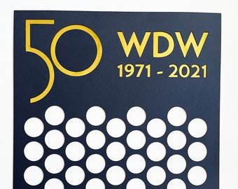 WDW 50th Anniversary Medallion Display