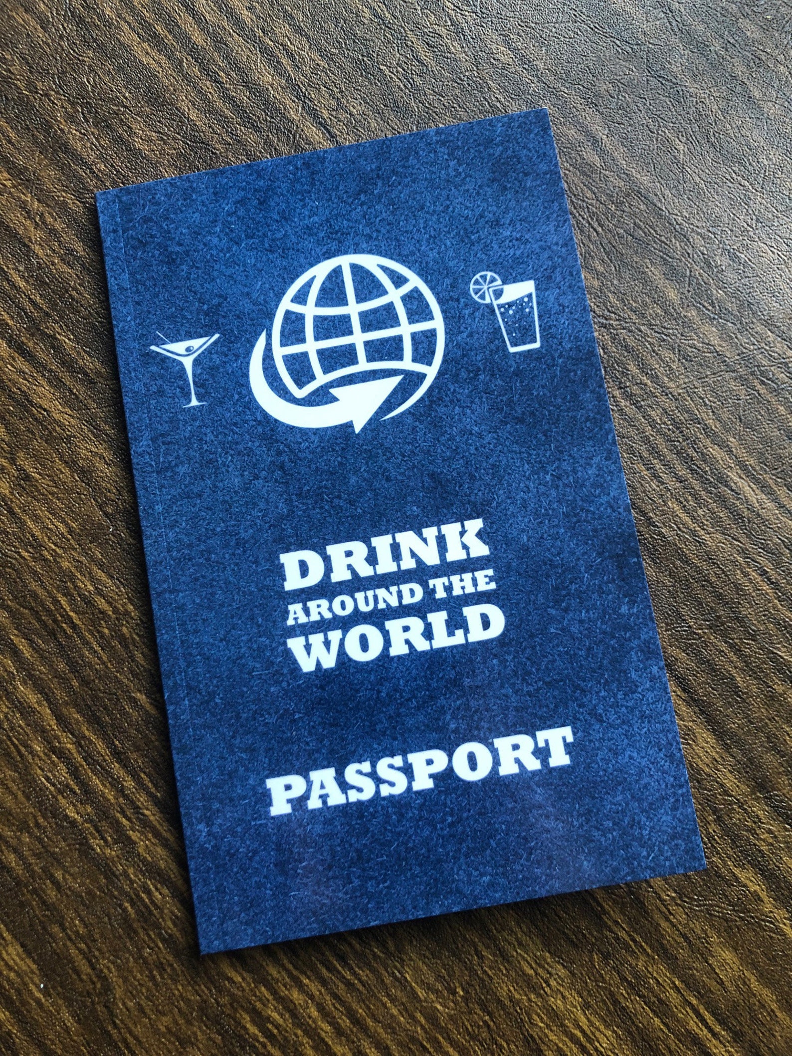 Drink around the World Passport Keepsake Book Etsy