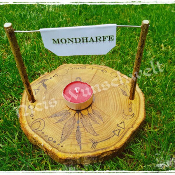 Mondharfe / rituelles Instrument / Wünsche manifestieren