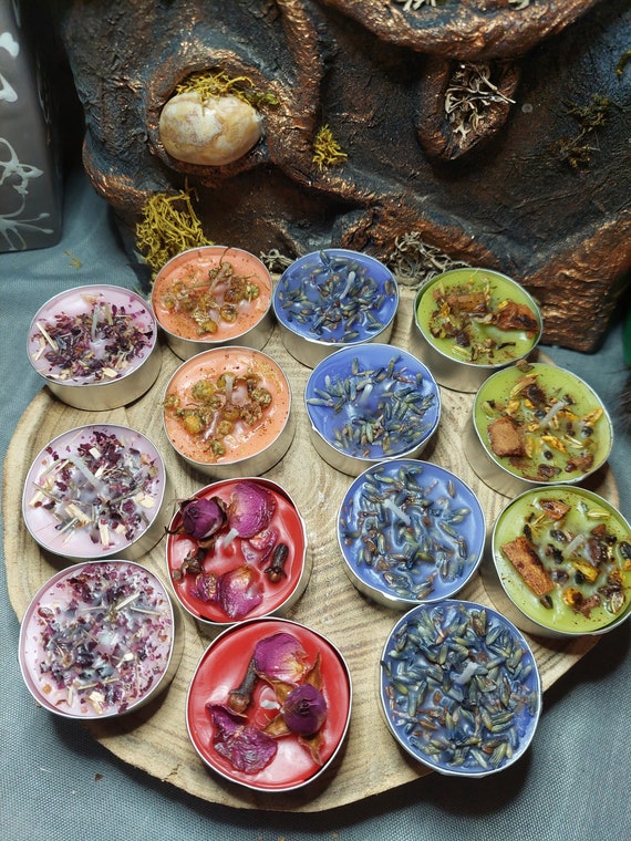 Bougie chauffe-plat de rituels (diverses couleurs) -  boutique  ésotérique en ligne