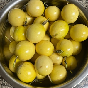 1lb+ Fresh Large Sweet Yellow Passion Fruit. Freshly Picked. Very Healthy Fruit! Fast shipping! Best seller