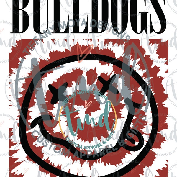 Bulldogs, Nirvana, Sublimation, PNG, Téléchargement numérique