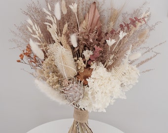 Copper Bridal Bouquet | Dried Flower Arrangement | Bridal Bouquet | Boho Decor