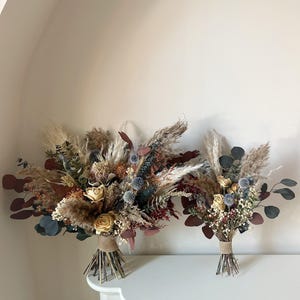 Bridal bouquet - Quicksand | Wedding bouquet | Boho | Dried bouquet| Fall wedding｜Vintage｜Nature Inspired｜Flowers for Mom｜Idyllic Bouquet