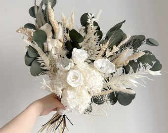 Meadow Bridal flowers  | dried flowers | preserved flowers | Boho Wedding  | Bridal Bouquet | Home Decor | Wedding Flowers