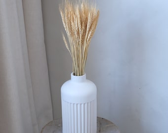 Blé séché 50 tiges | Tiges de blé naturelles | Décoration de ferme rustique | Décoration de mariage d'automne | Bouquet de blé séché