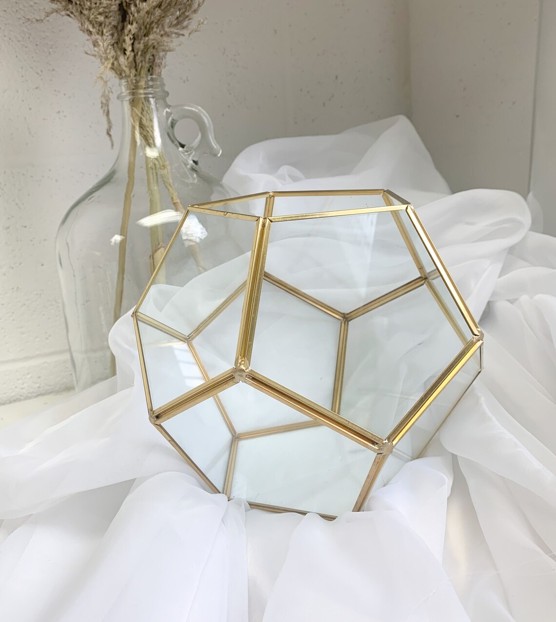 Geometric Terrarium Hexagon Etsy