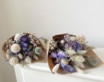 Purple dried flowers bundle | Assorted dried flower bundles | Preserved flowers | DIY dried flower bundles