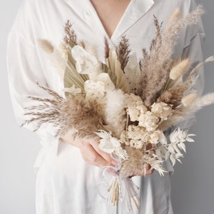 Reed Bridal Bouquet | Dried Flower Arrangement | Boho Deco | Dried flower bouquet | Dried flowers | Wedding Flowers