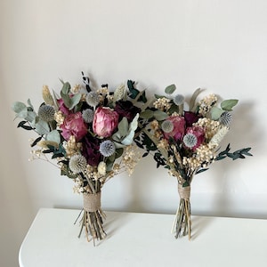 Bouquet de mariée - Bloom | Bouquet de mariée | Bohème | Bouquet de fleurs séchées| Mariage d&#39;automne, fleurs séchées, vintage, inspiré de la nature, fait main