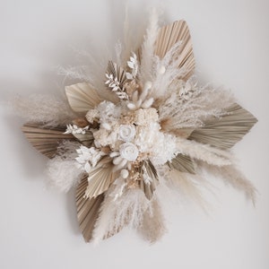 Arch arrangement/Backdrop arrangement - Boho wedding |Wedding arch flowers/Pampas arch arrangement