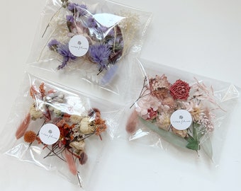 Diy dried flowers bag | Dried flower loose stems | Dried roses | Dried flower sachet