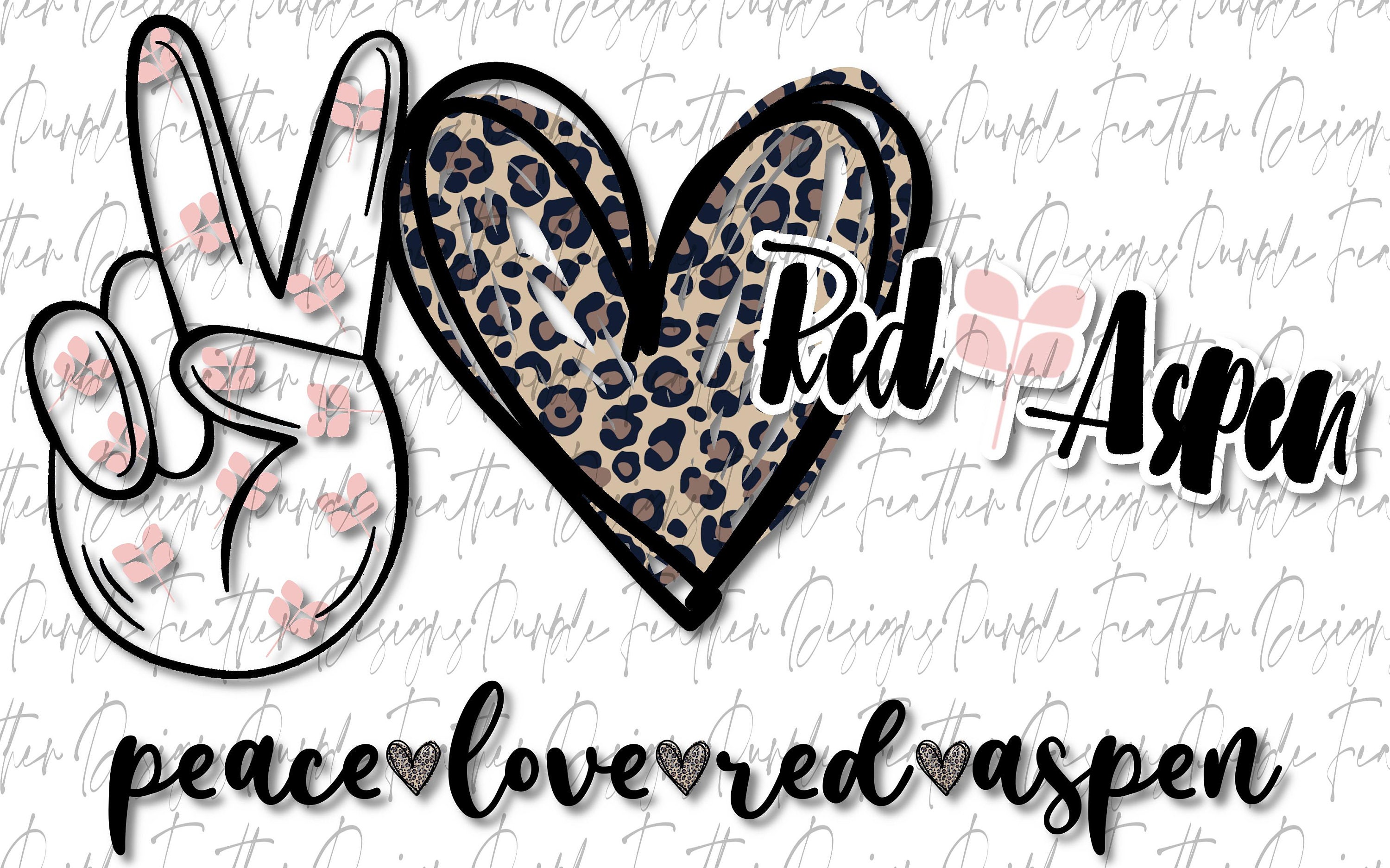 Peace Love Red Aspen & Mani in a Dash - 3X Designs + Layered