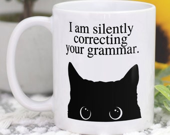 I/'m Silently Correcting Your Grammar Novelty Funny Punctuation Language Gift Mug