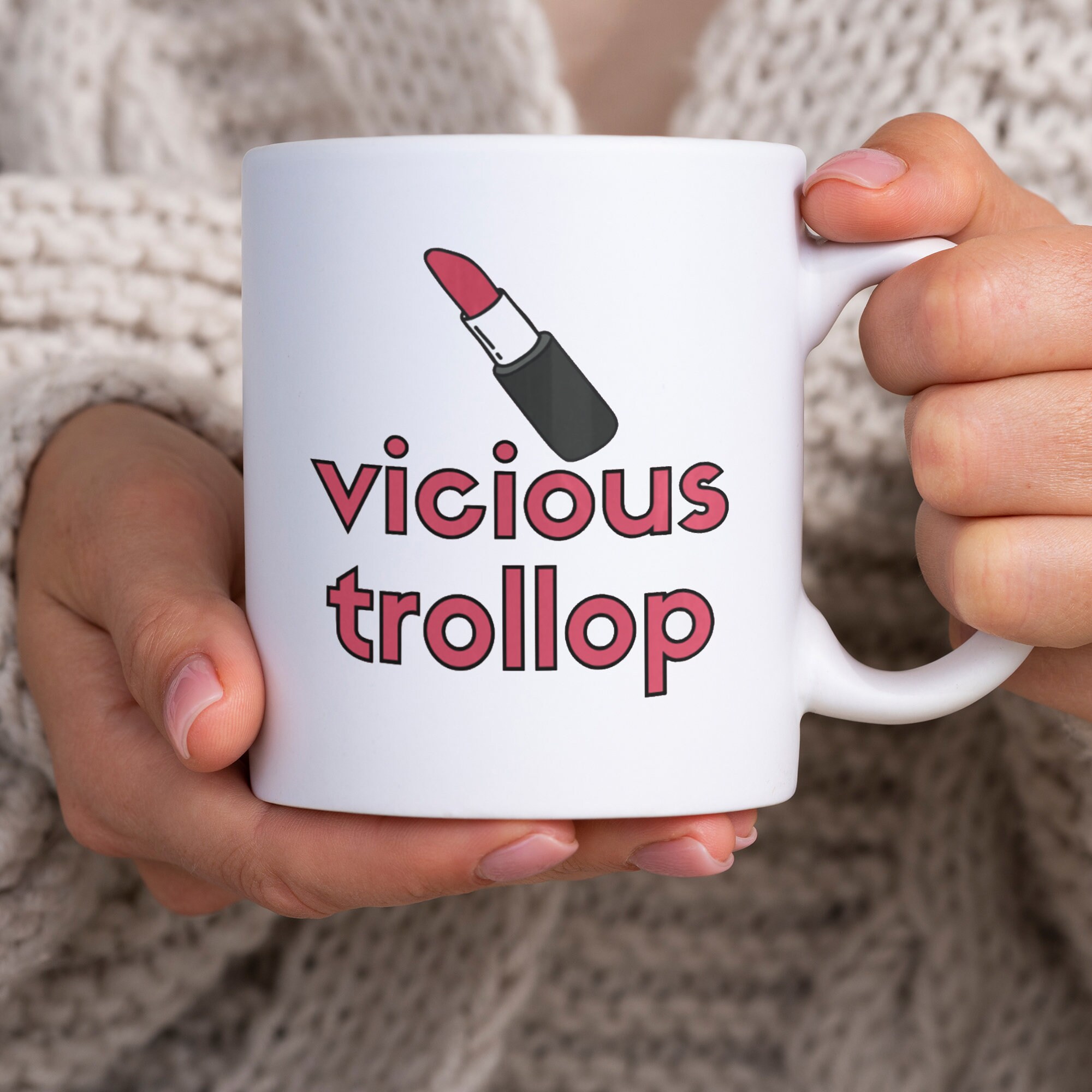 Vicious Trollop Lipstick Gilmore Girls Mug Etsy