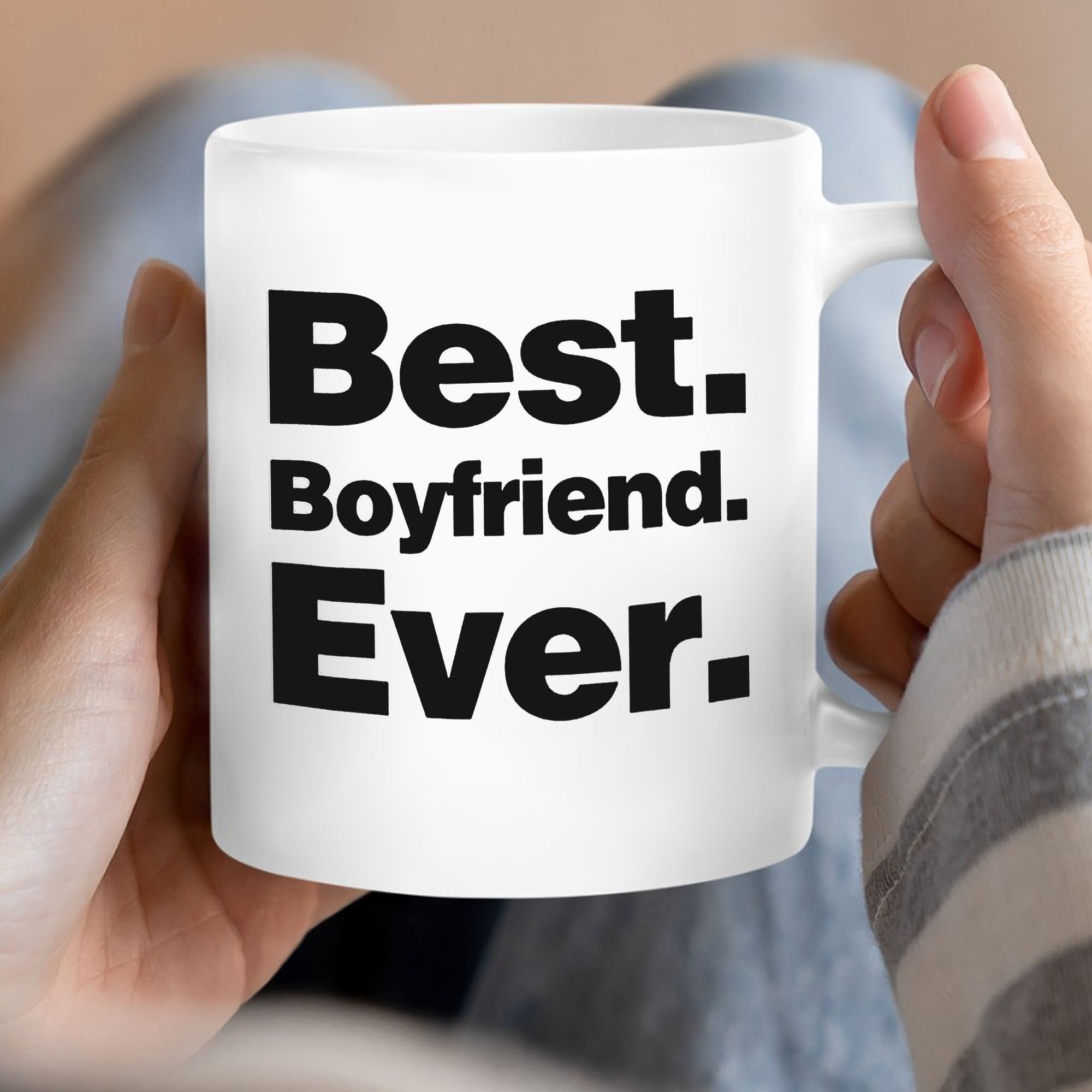Funny Guy Mugs Best Boyfriend Ever Ceramic Coffee Mug Etsy