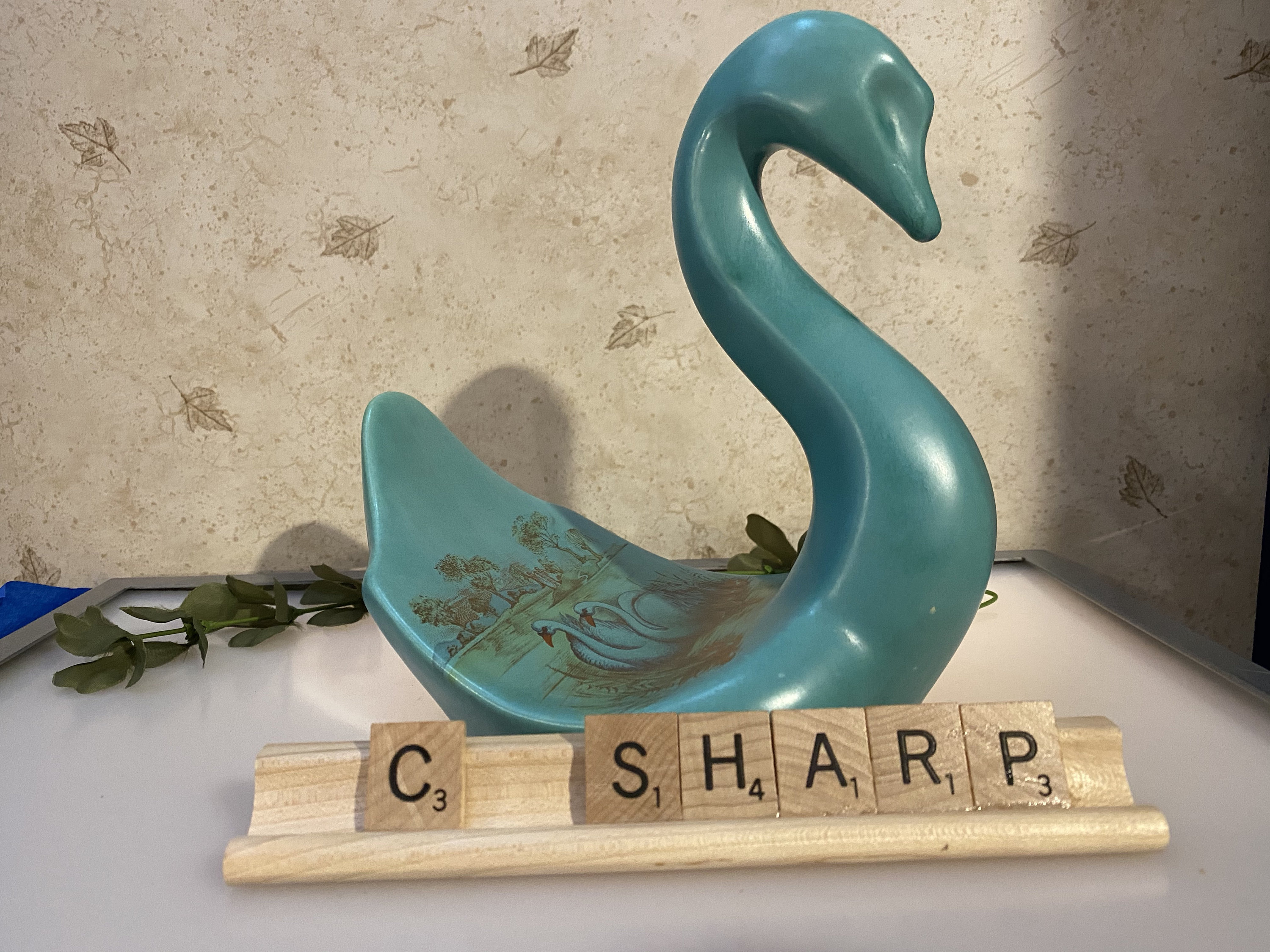 Vintage Ceramic Towel Holder Swan Retro Bathroom MidCentury Etsy