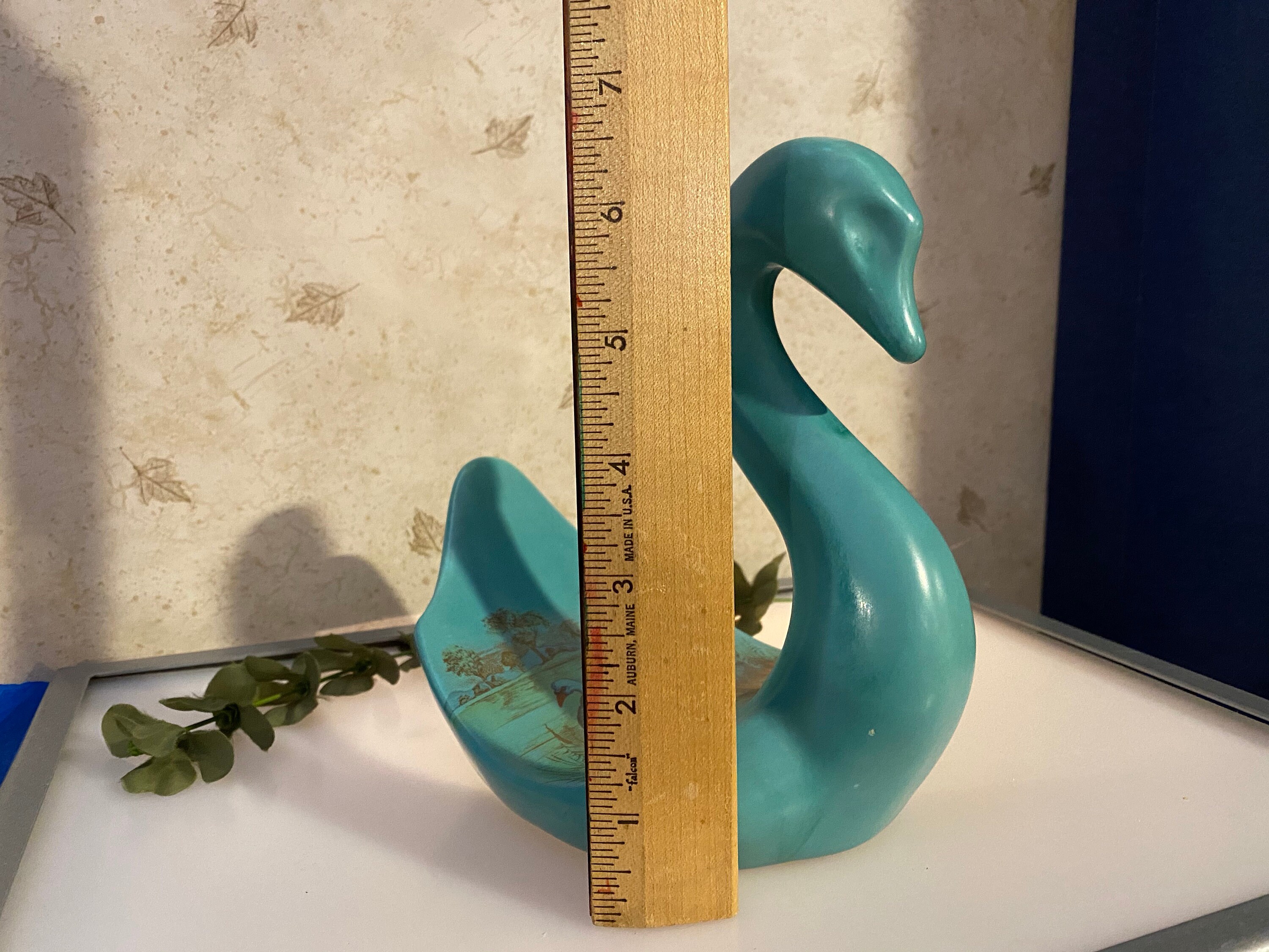 Vintage Ceramic Towel Holder Swan Retro Bathroom MidCentury Etsy