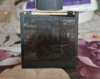 A Set of 15 Glass Negatives Depicting Industrial Scenes