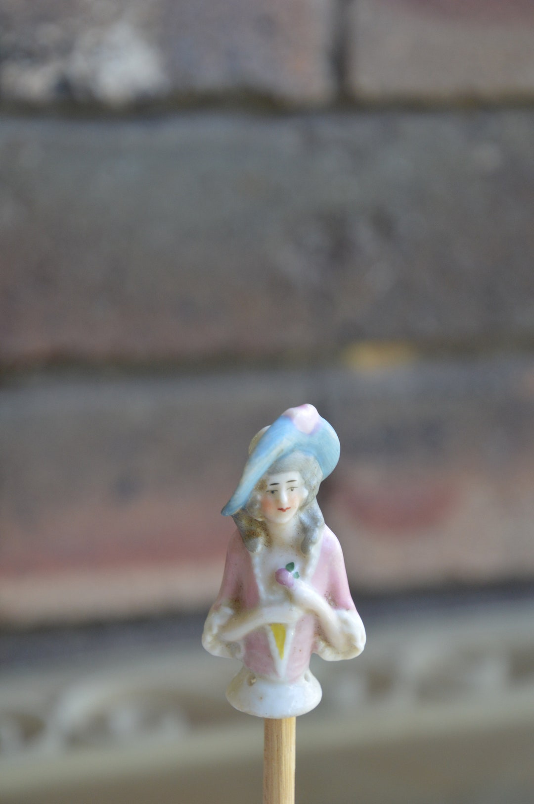 Antique Porcelain Half Lady Pin Cushion Doll Etsy