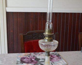 An Antique 19th Century French Oil Lamp