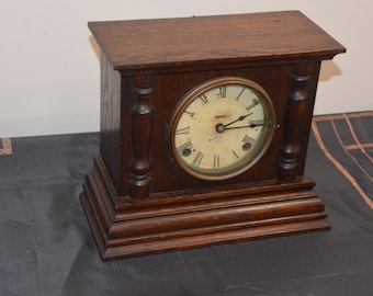 An Ansonia Timber Cased Mantle Clock
