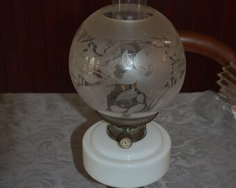 A 19th Century English Hinks Duplex Oil Lamp