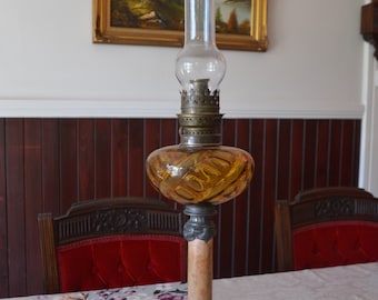 An Antique 19th Century French Oil Lamp