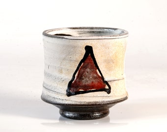 Copper red triangle cup