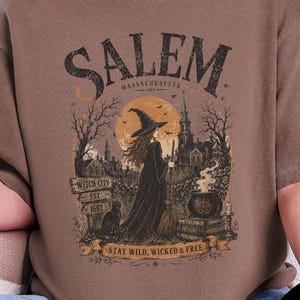 Salem Witch Shirt, Halloween Witch Comfort Colors® Tshirt, Local Witches Gift, Salem Massachusetts Gift, Witching Hour Tee