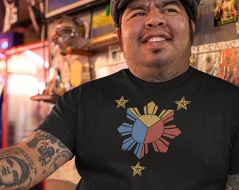 Philippine Sun And Stars Shirt, Philippine Flag Tee, Gift For Proud Filipino, Gift For Proud Filipina, Pinoy Pride Gift, Pinay Pride Gift