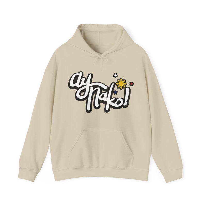 Ay Nako Hoodie, Pinay Pride, Gift For Proud Filipina, Funny Filipino Hoodie, Filipino Sun And Stars Hoodie, Patriotic Filipino Gift Sand