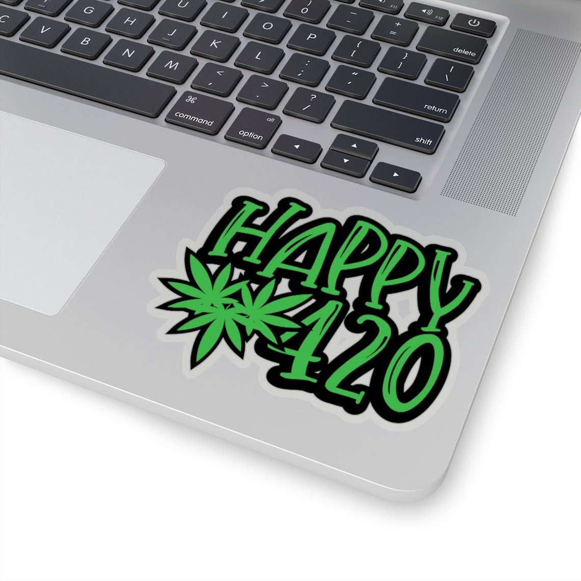 Happy 420 Gift Sticker 420 Friendly Funny Stoner Cannabis Etsy