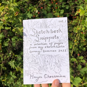 Sketchbook Snippets Zine A6 36 page