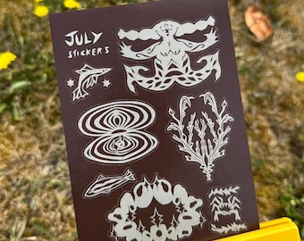Sticker Sheet "Mermaid and Magic" for journalling and planners
