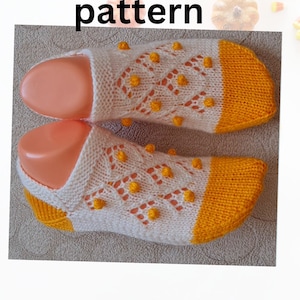 Easy Knitted Slippers Pattern | Beginner-Friendly Cozy Home Slippers | Free PDF Download