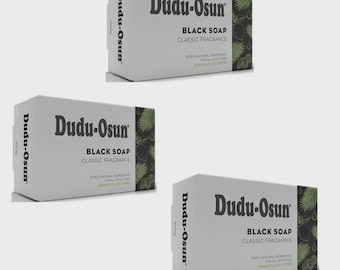 Jabón negro africano Dudu Osun / Cuidado natural de la piel