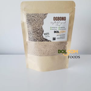 Dry blended Ogbono | Wild Mango Seed | African Mango | 100g | Organic Grounded Ogbono | Apon