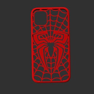 Spiderman I-Phone 11 3D Case Printable .STL