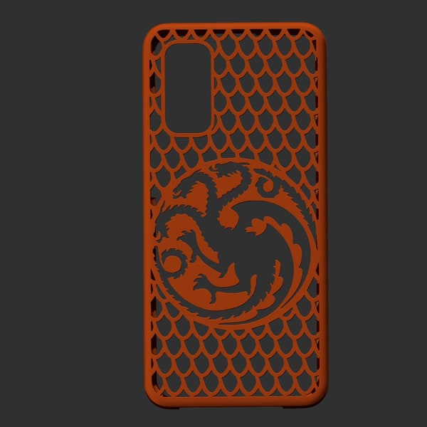 Galaxy S20 3D Case Printable .STL Targaryen