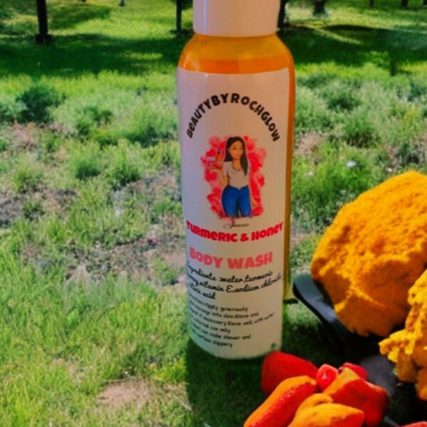 Glow turmeric and  Honey, facial & body cleanser