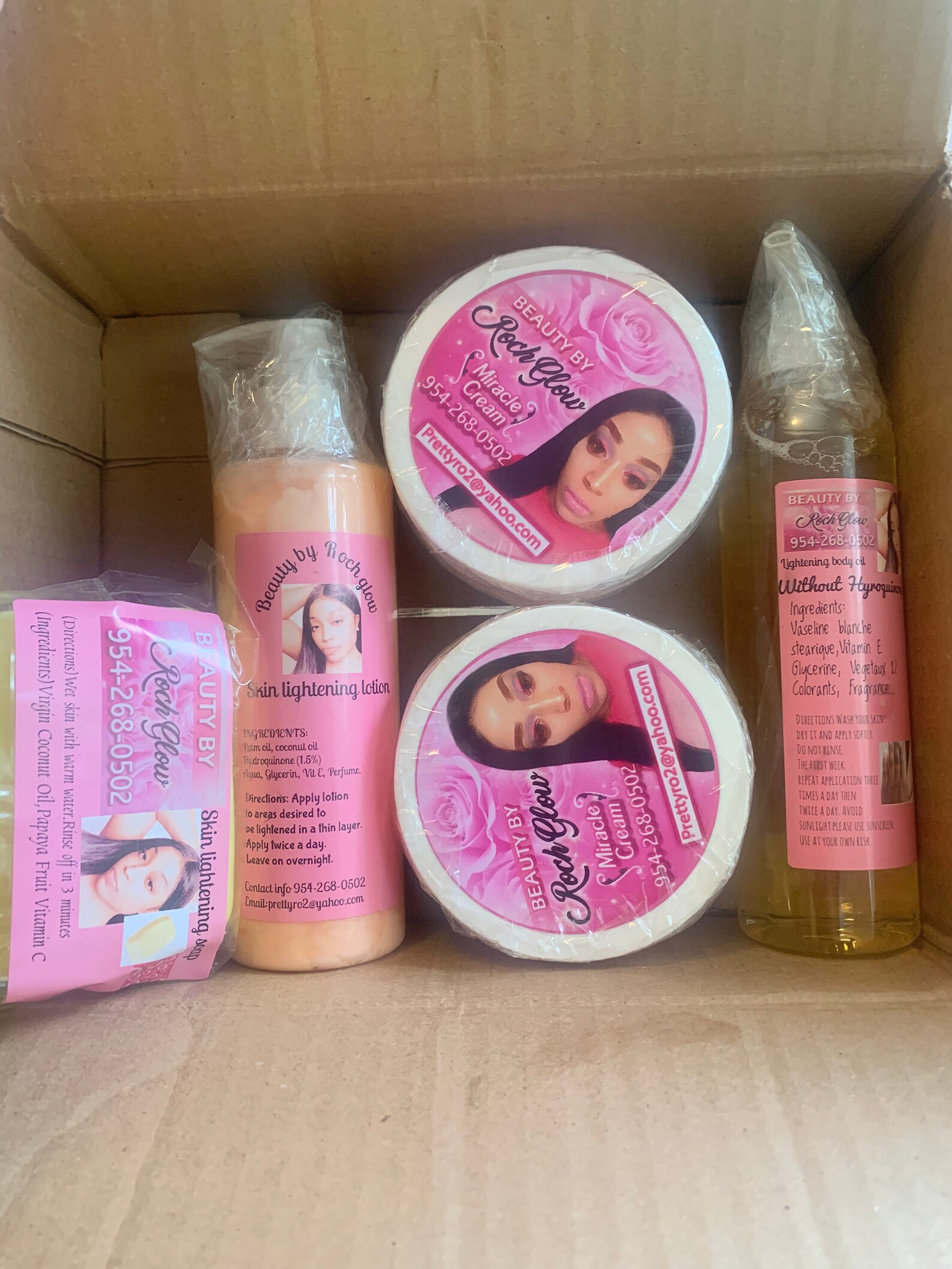 Permanent Skin Brightening Lightening Kit for Skin Etsy